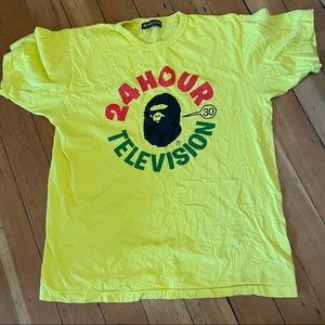 BAPE 24 Hour TV Collaboration T-Shirt men’s XL